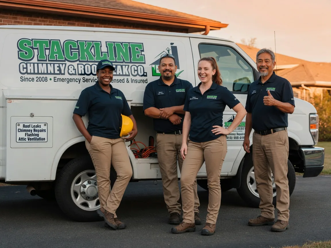 Chimney flashing repair company in Belfair, WA